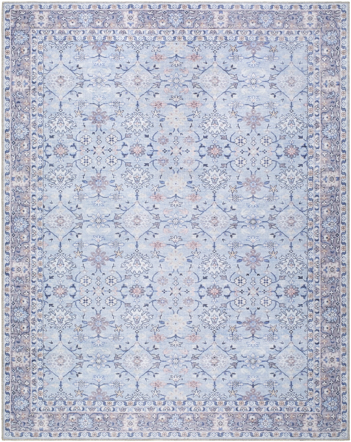 My Texas House Back to Campus Nova 7'10" x 10' Washable Area Rug