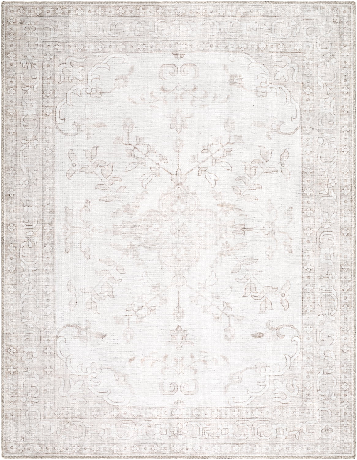 My Texas House Pearl 5'3" x 7' Washable Area Rug