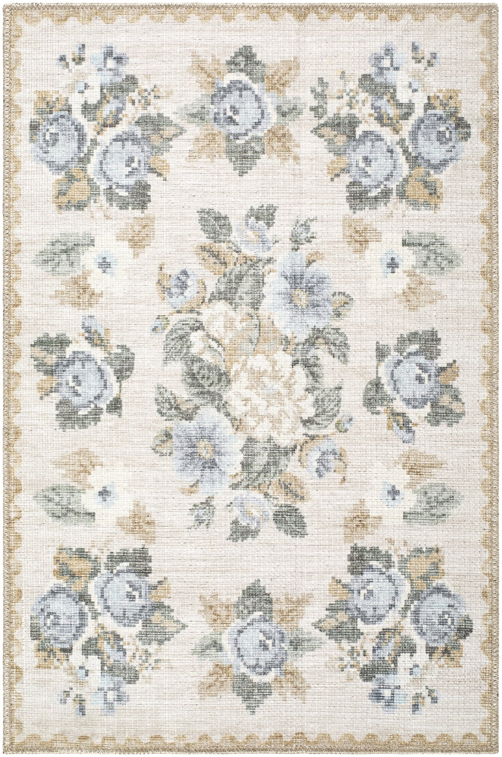 My Texas House Back to Campus Sage 2 ft 7 in x 4 ft Area Rug