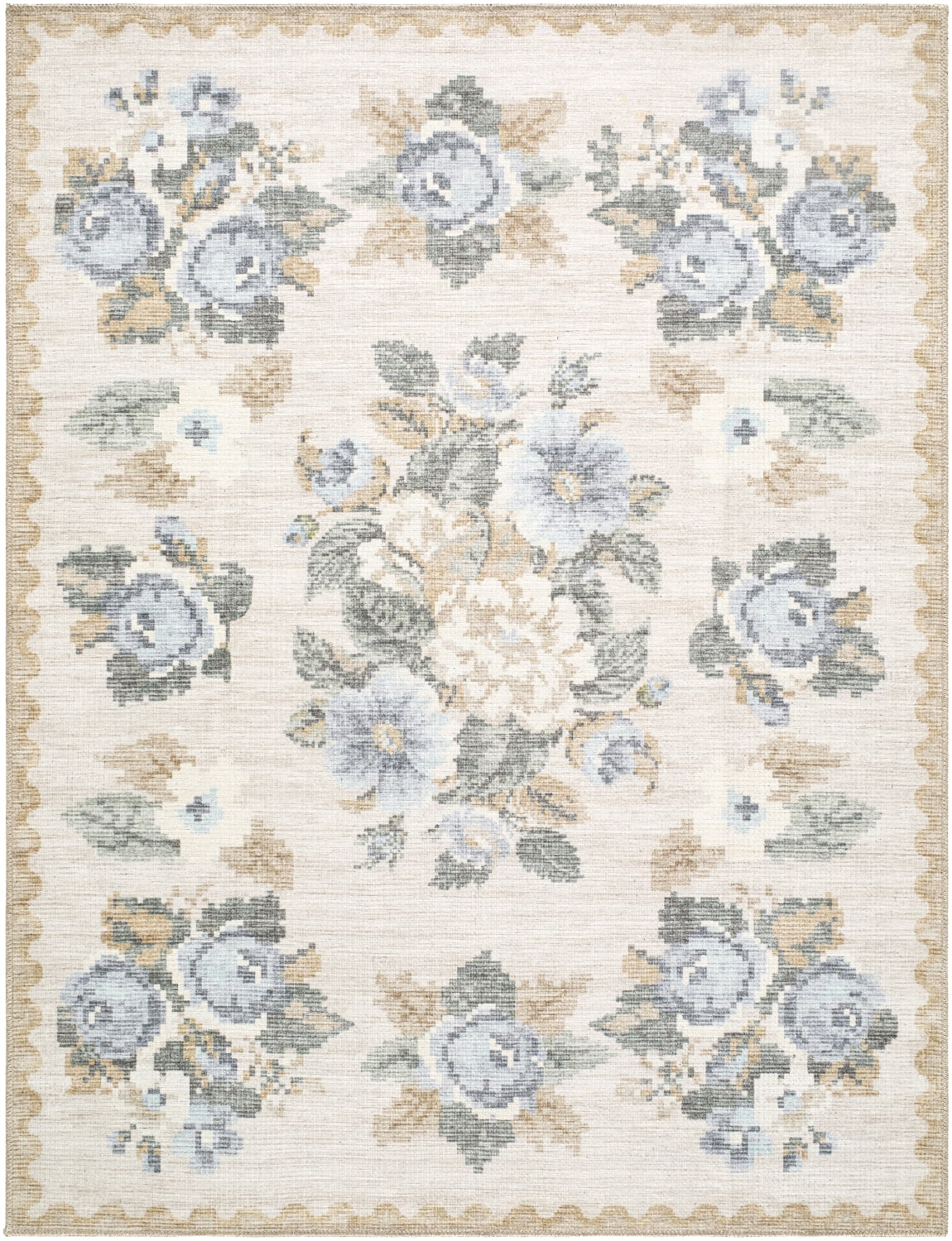 My Texas House Back to Campus Amelina Floral Indoor Area Rug