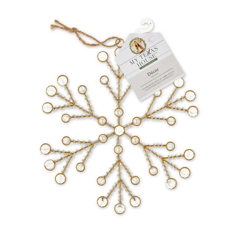 Holiday Beaded Ornament Kit - Mini Snowflakes 2, Makes 24 - 20280495