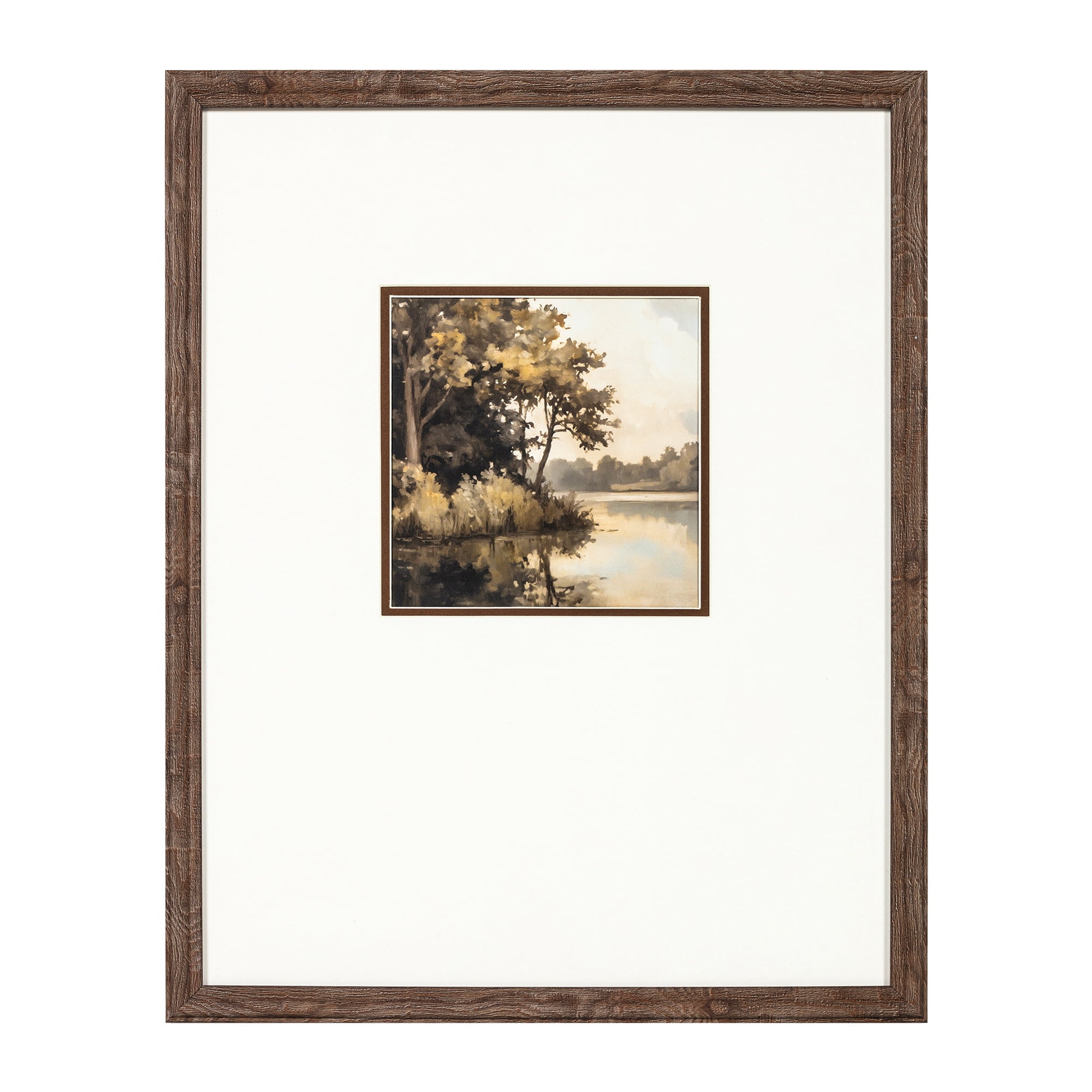 My Texas House Bend in the River 16x20 Framed Wall Art