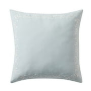 My Texas House Blue Floral Embroidered 18" x 18" Outdoor Pillow