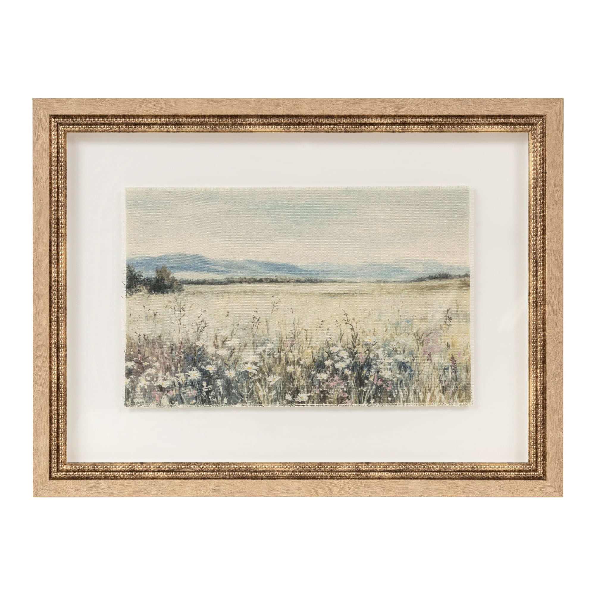 My Texas House Calming Wildflowers 24x18 Framed Wall Art