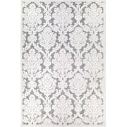 My Texas House Charlotte 5'2" X 7'6" Natural Gray Floral Area Rug
