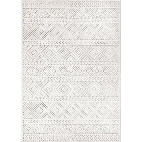 My Texas House Cheyenne 7'9" X 10'10" Natural Geometric Area Rug
