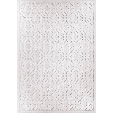 My Texas House Claire 5'2" X 7'6" Natural Geometric Area Rug