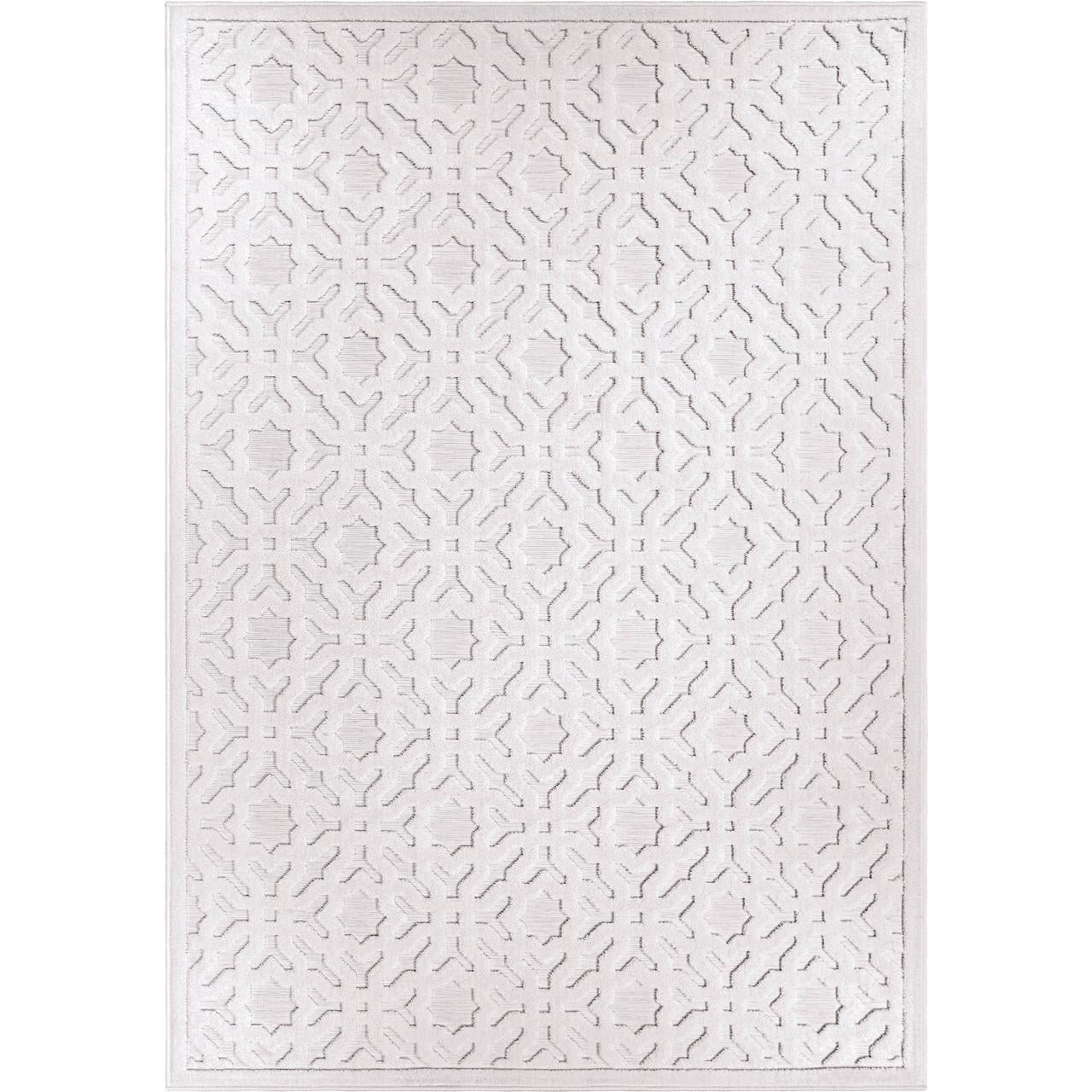 My Texas House Claire 7'9" X 10'10" Natural Geometric Area Rug