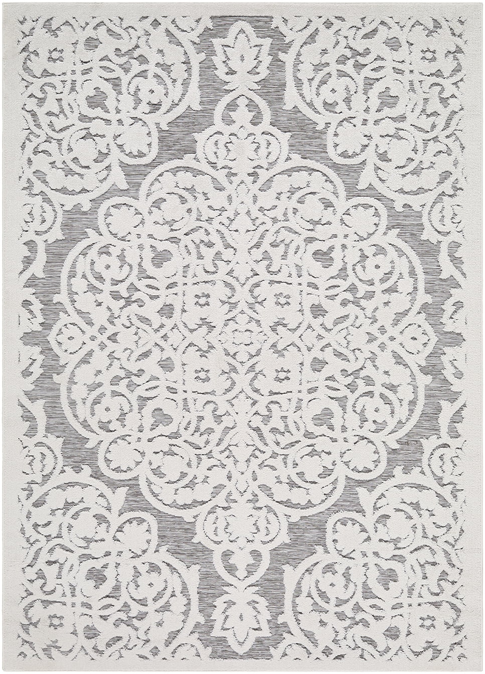 My Texas House Dahlia 5'1" x 7'3" Natural Floral Area Rug
