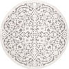 Size: 6'5" Round, Actual Color: Natural Gray