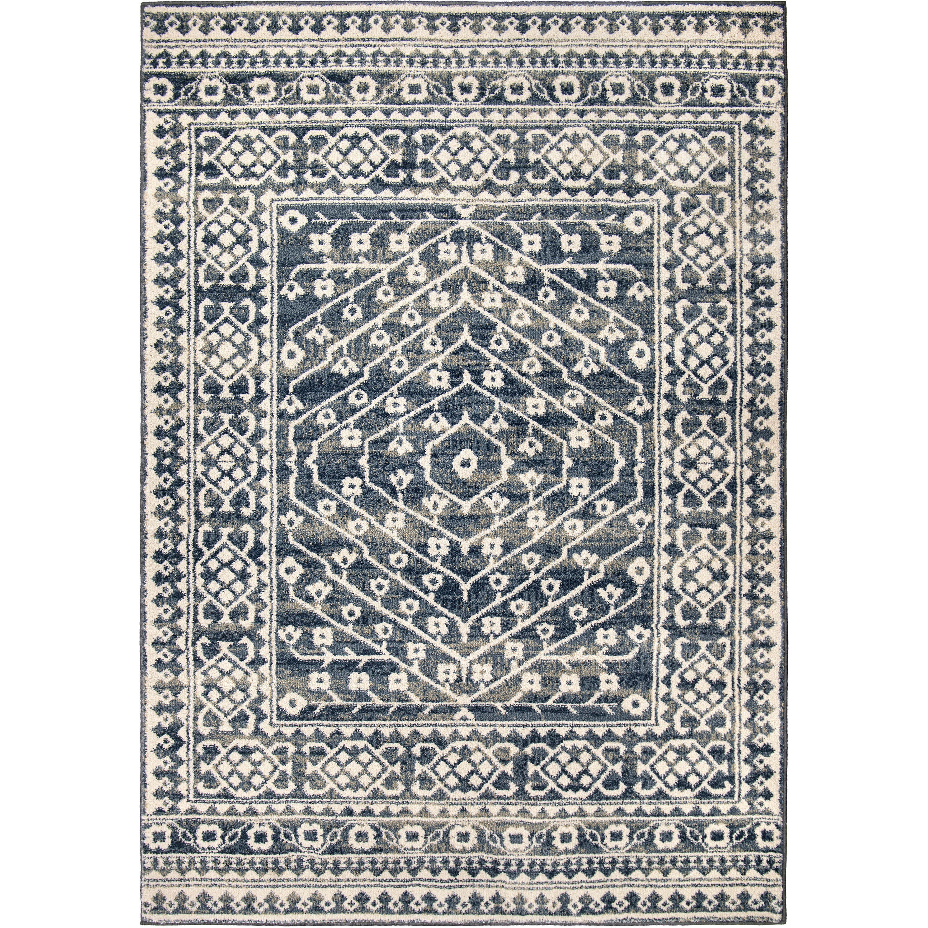 My Texas House Delilah 9' X 13' Blue Geometric Area Rug