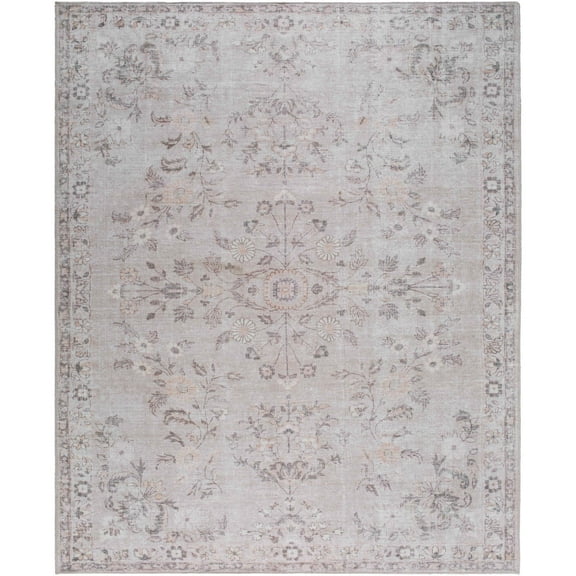 My Texas House Everyday Living Blair Traditional Floral Indoor Washable 8' x 10' Area Rug