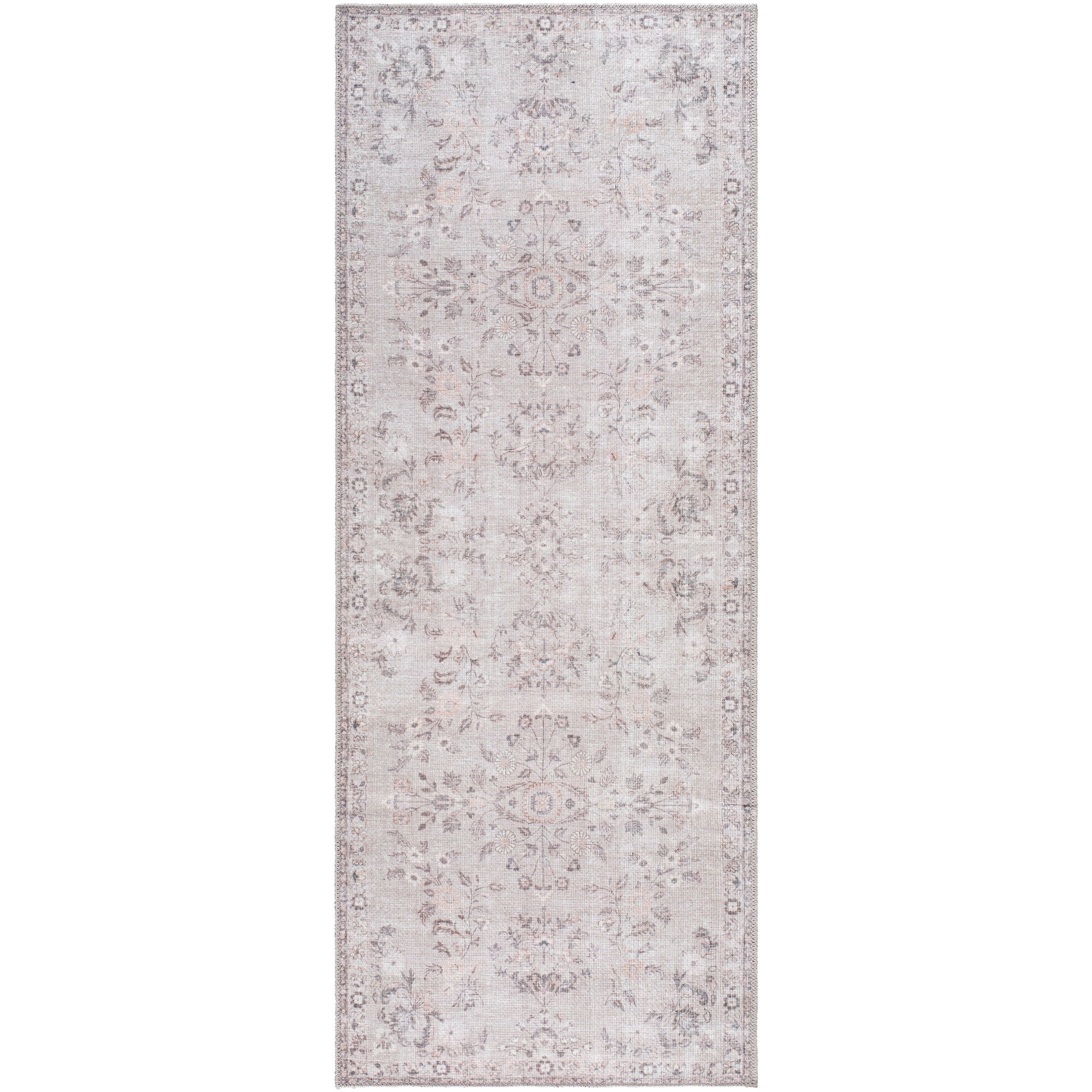 My Texas House Everyday Living Blair Traditional Floral Indoor Washable Runner Rug
