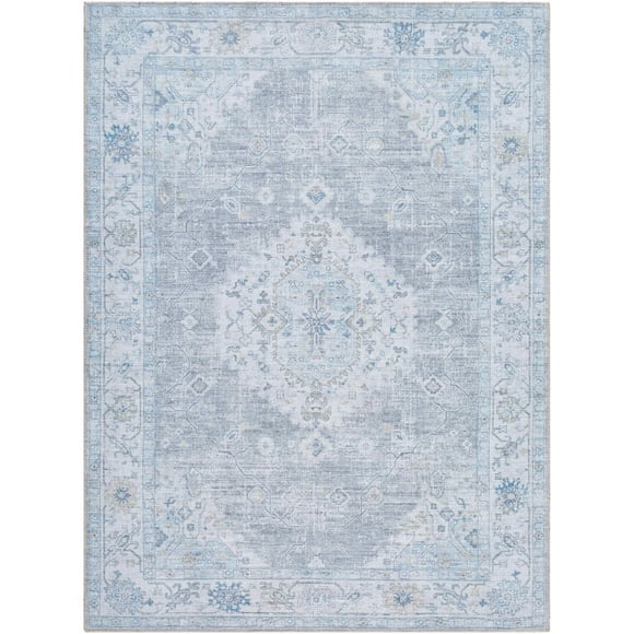 My Texas House Everyday Living Gemma Traditional Medallion Indoor Washable 5' x 8' Area Rug