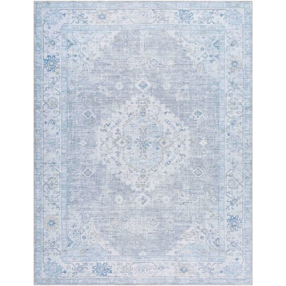 My Texas House Everyday Living Gemma Traditional Medallion Indoor Washable 8' x 10' Area Rug