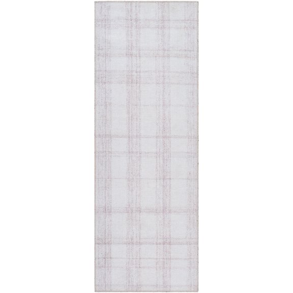 My Texas House Everyday Living Reese Natural Plaid Indoor Washable Runner Rug