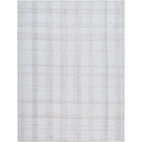 My Texas House Everyday Living Reese Natural Plaid Indoor Washable 5' x 8' Area Rug