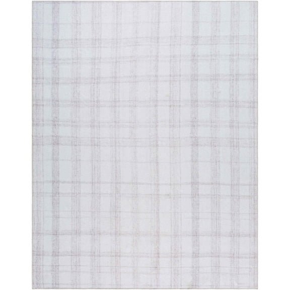 My Texas House Everyday Living Reese Natural Plaid Indoor Washable 8' x 10' Area Rug