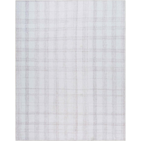 My Texas House Everyday Living Reese Natural Plaid Indoor Washable 9' x 12' Area Rug
