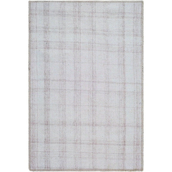 My Texas House Everyday Living Reese Natural Plaid Indoor Washable Scatter Rug