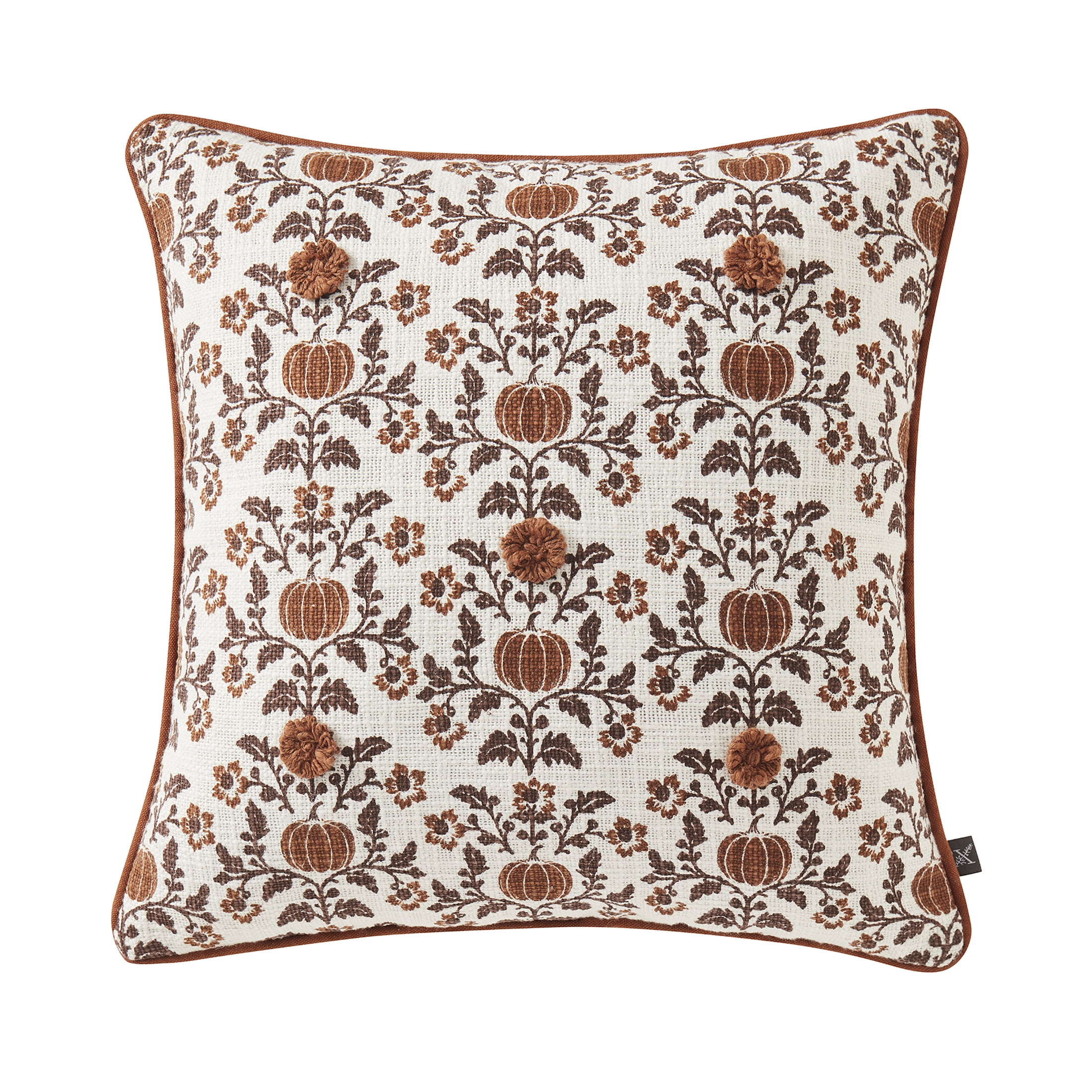 My Texas House 18" x 18" Multi Fara Floral Decorative Pillow