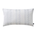 thumbnail image 1 of My Texas House 14" x 24" Blue Floral Stripe Decorative Pillow Cover, 1 of 5