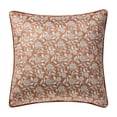 thumbnail image 1 of My Texas House 20 in x 20 in Ginger Floral Velvet Decorative Pillow, 1 of 5