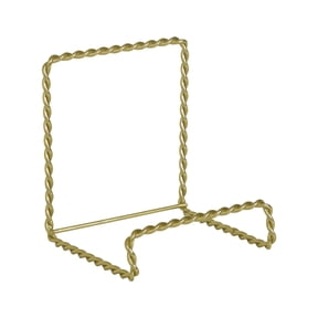My Texas House 5 in Gold Metal Coiled Picture Frame Holder