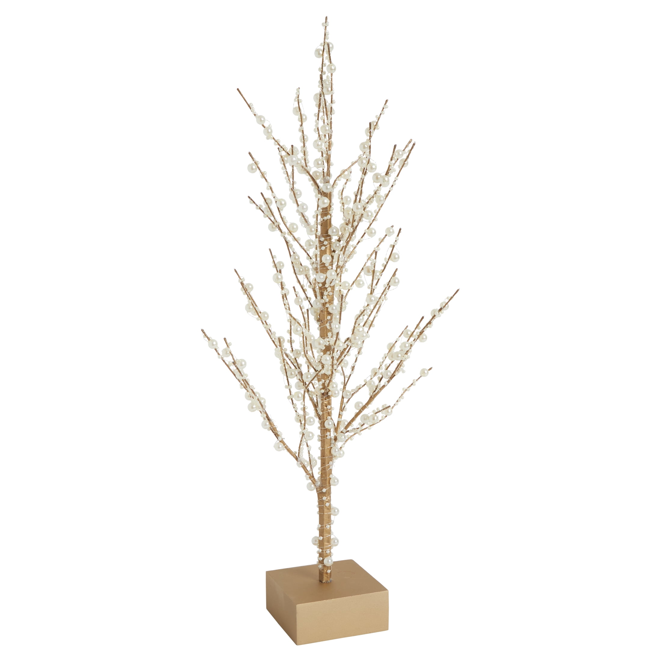 My Texas House Gold Pearl Tree Decoration, 18 in