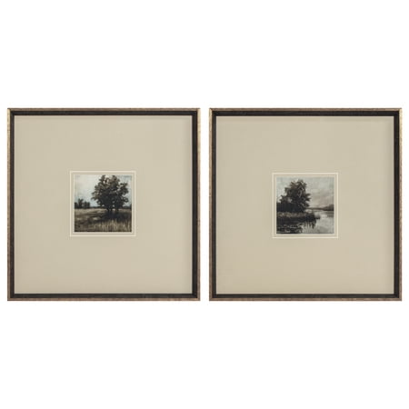 MY TEXAS HOUSE GRASSLAND RIVERSIDE FRAMED WALL ART...