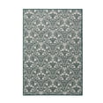 thumbnail image 1 of My Texas House Green Floral Faux Fur Washable Indoor Area Rug, 2' x 3', 1 of 5