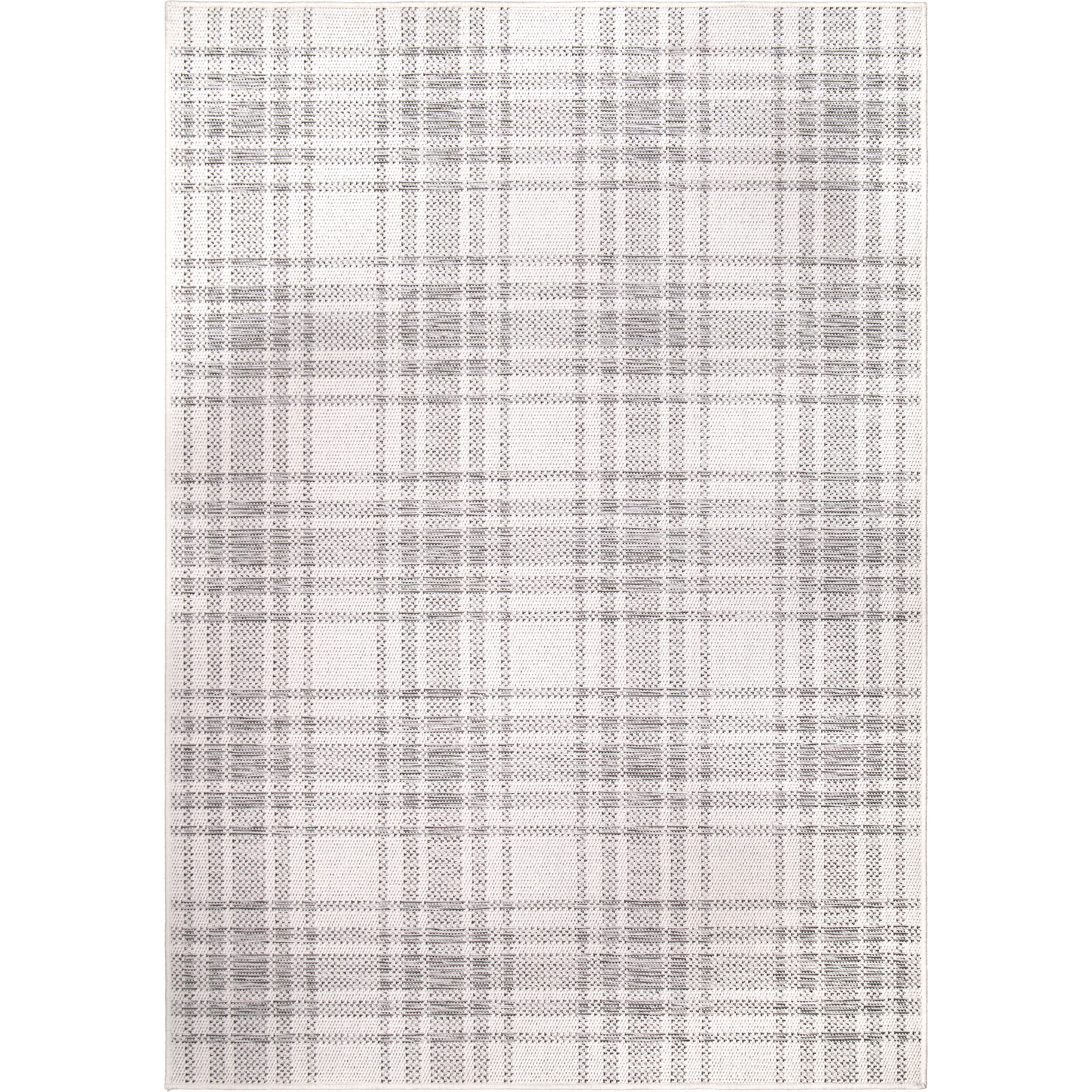 My Texas House Hampshire Plaid 5 X 7 Silverton Reversible Outdoor Rug