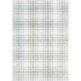 thumbnail image 1 of My Texas House Hampshire Plaid 9' X 12' Verde Reversible Outdoor Rug, 1 of 10