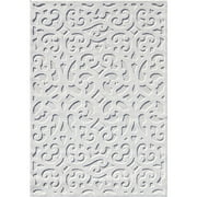 My Texas House Irongate 7'9" X 10'10" Natural Damask Outdoor Rug