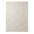 thumbnail image 1 of My Texas House Ivory Floral Faux Fur Washable Indoor Area Rug, 5' x 7', 1 of 5
