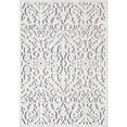 thumbnail image 1 of My Texas House Lady Bird 9' X 13' Driftwood Damask Outdoor Rug, 1 of 6