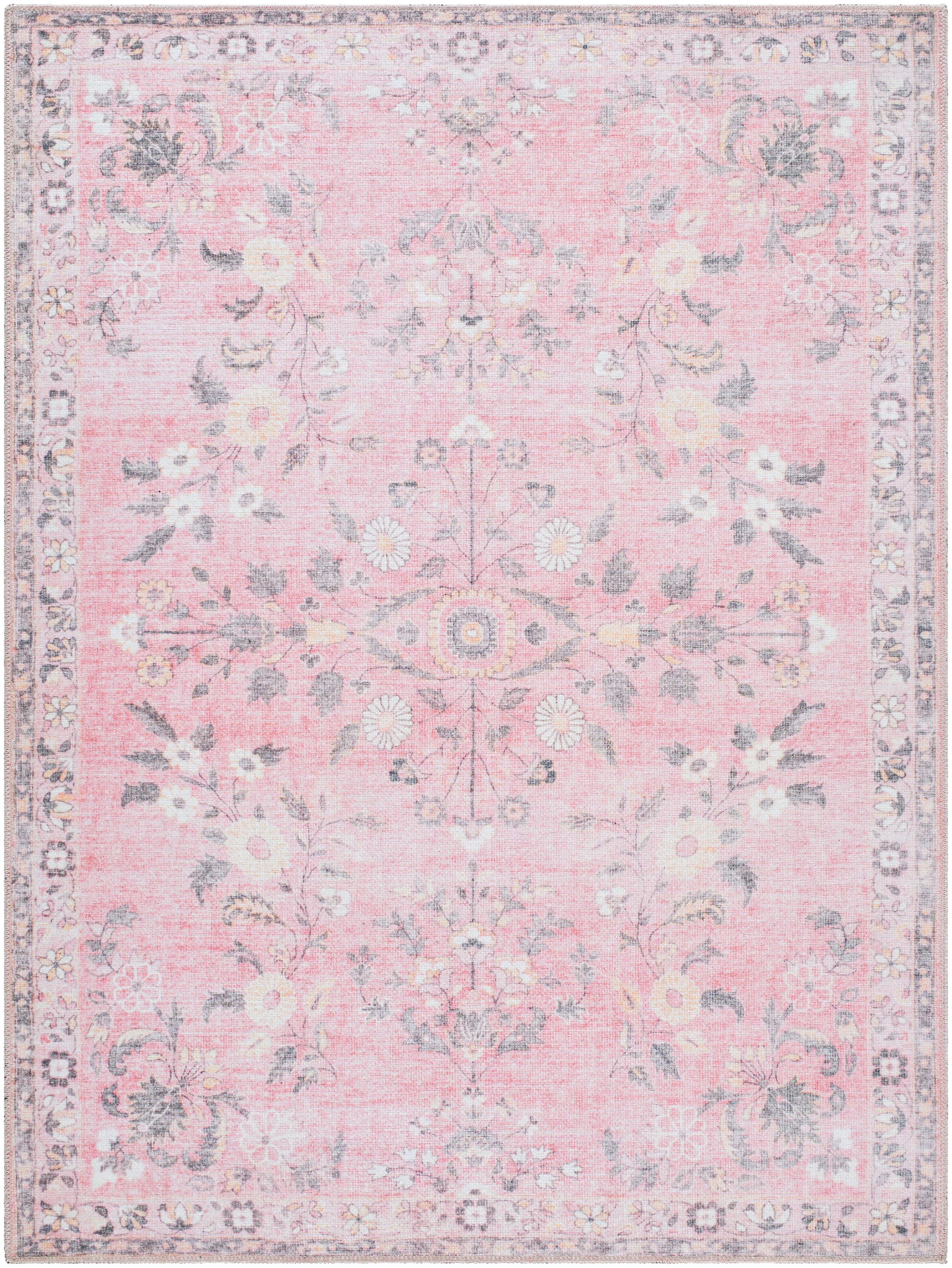 My Texas House Lucy Traditional Indoor Washable 5' x 8' Area Rug