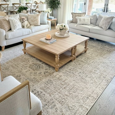 My Texas House Maeve 2' X 3' Tan Geometric Area Rug