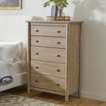 thumbnail image 1 of My Texas House Monroe 5-Drawer Dresser, Brushed Oak Finish, 1 of 11