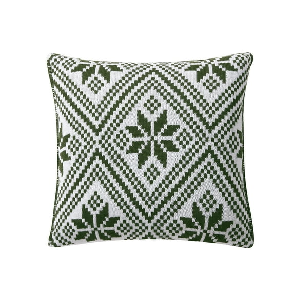 My Texas House Noah Acrylic Decorative Pillow Cover, 20" x 20", Kombu Green