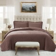thumbnail image 1 of My Texas House Penelope Brown Adult 3-Piece Quilt Set, King, 1 of 6