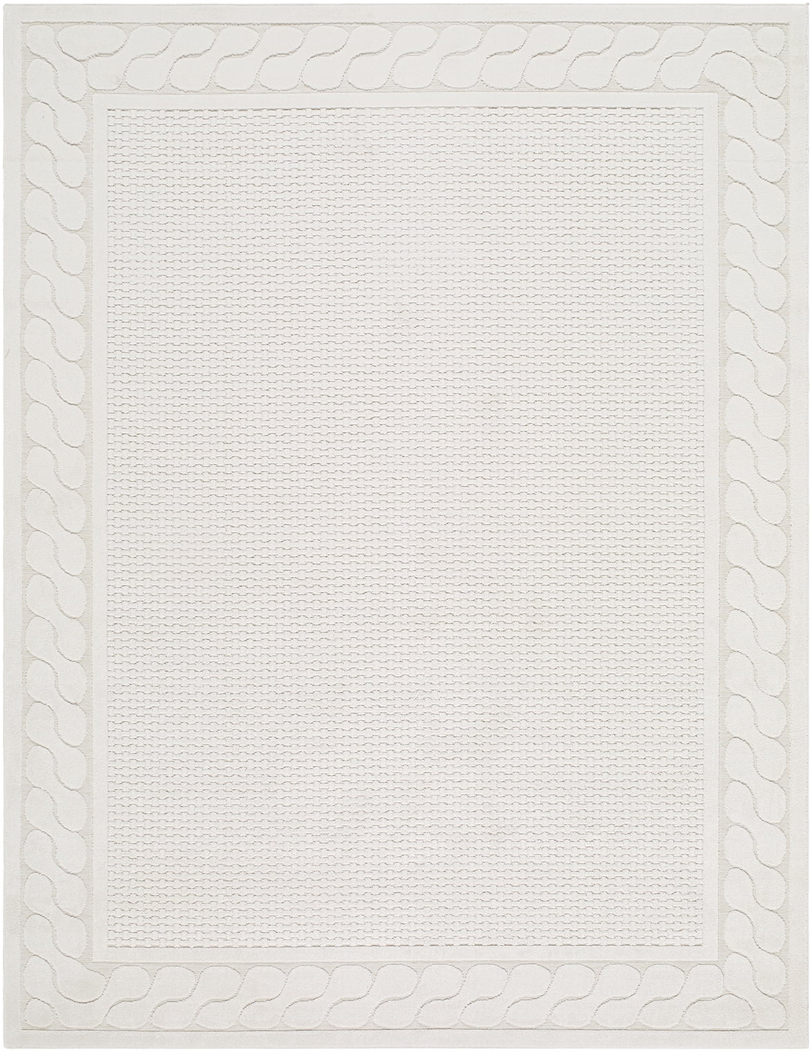 My Texas House Picket Fences Polypropylene Area Rug, 7 ft 9 in x 10 ft