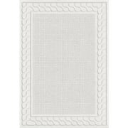 My Texas House Picket Fences By Orian 5'2" X 7'6" Natural Outdoor Rug