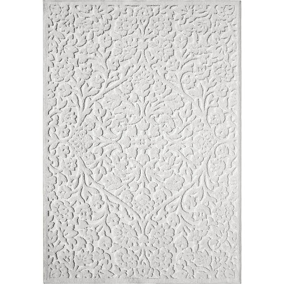 My Texas House Rosalie 9' X 13' Natural Floral Area Rug