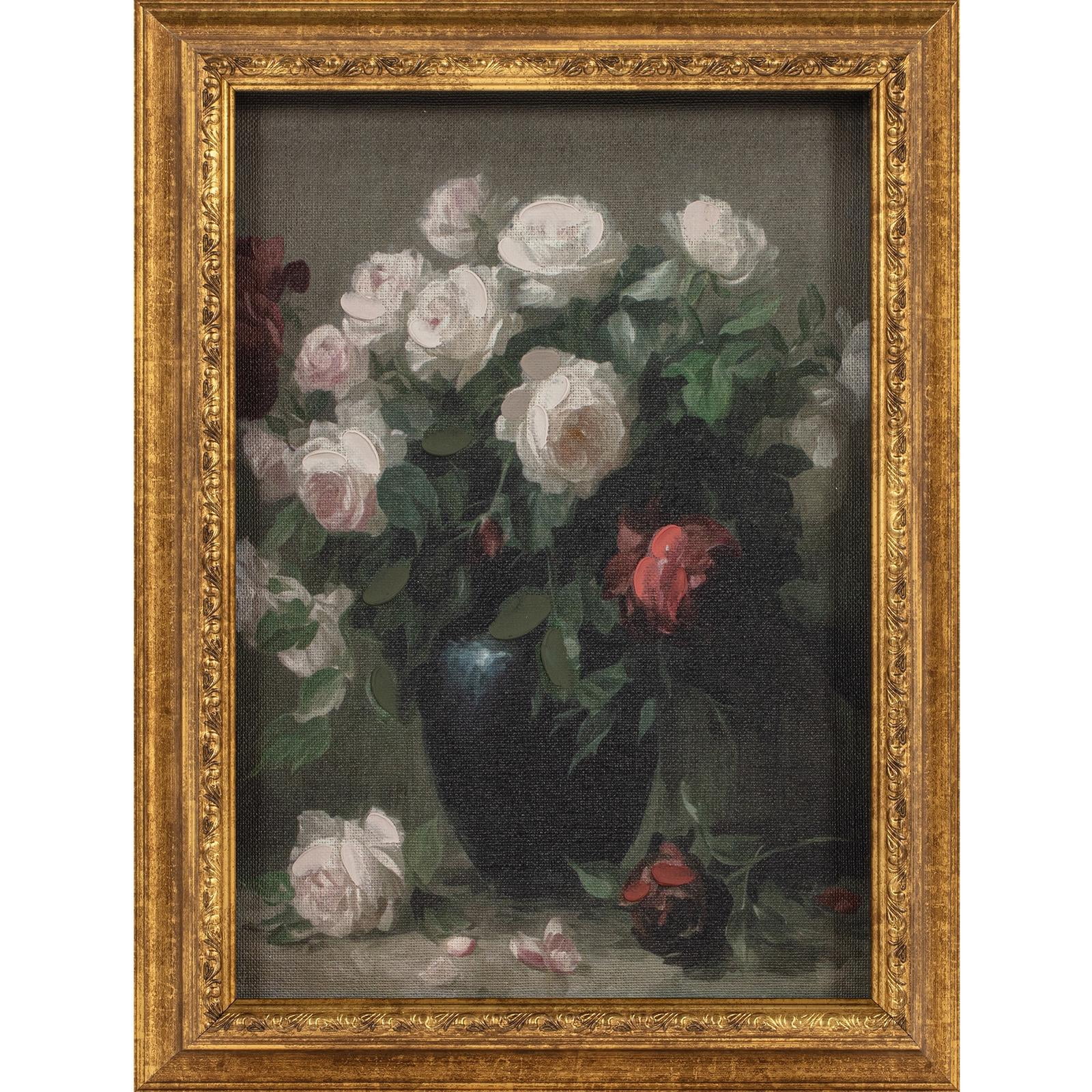 My Texas House Soft & Moody Florals Framed Art 12x16