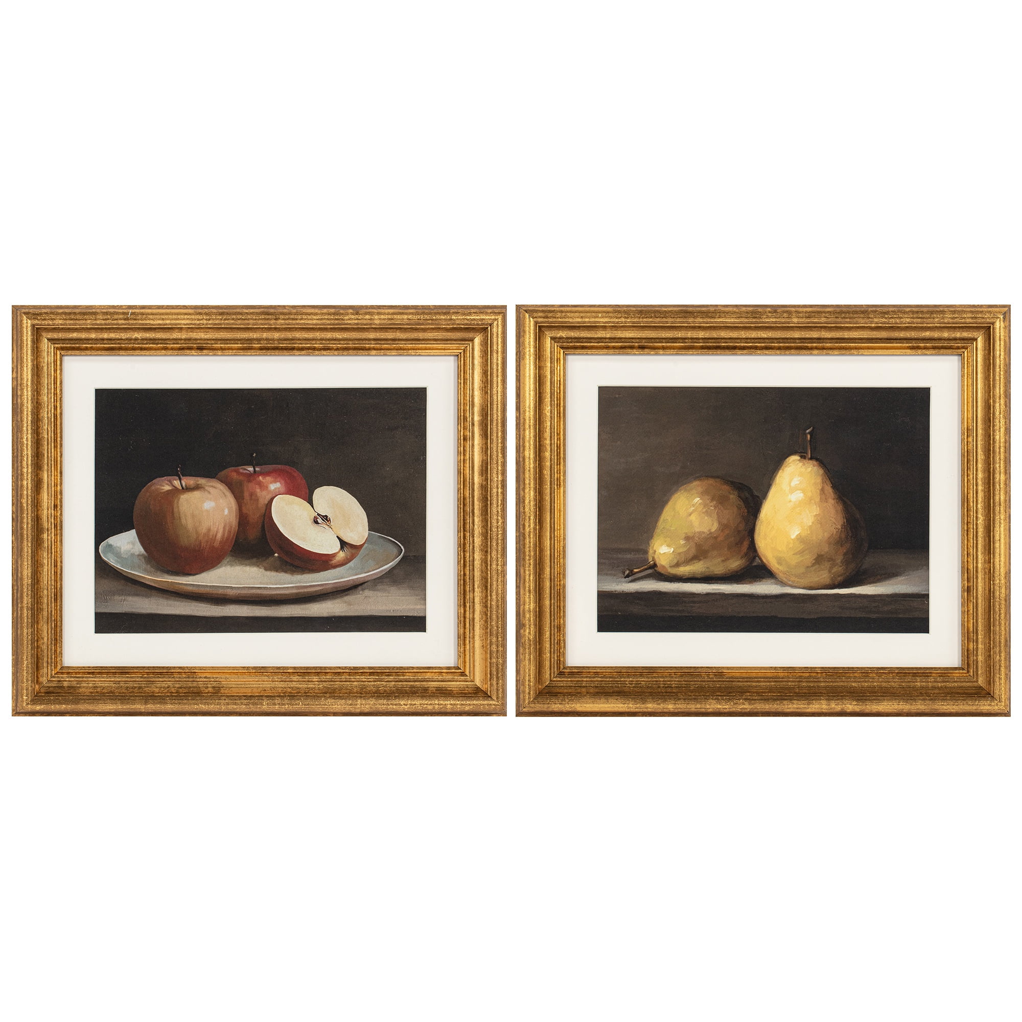 My Texas House Still Apples & Pears Framed Art 2pc Set 12x10