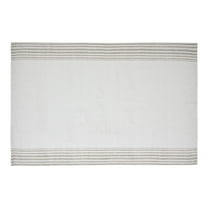 My Texas House Stripe Ivory/Taupe Layering Polyester Indoor/Outdoor Area Rug, 24" x 36"