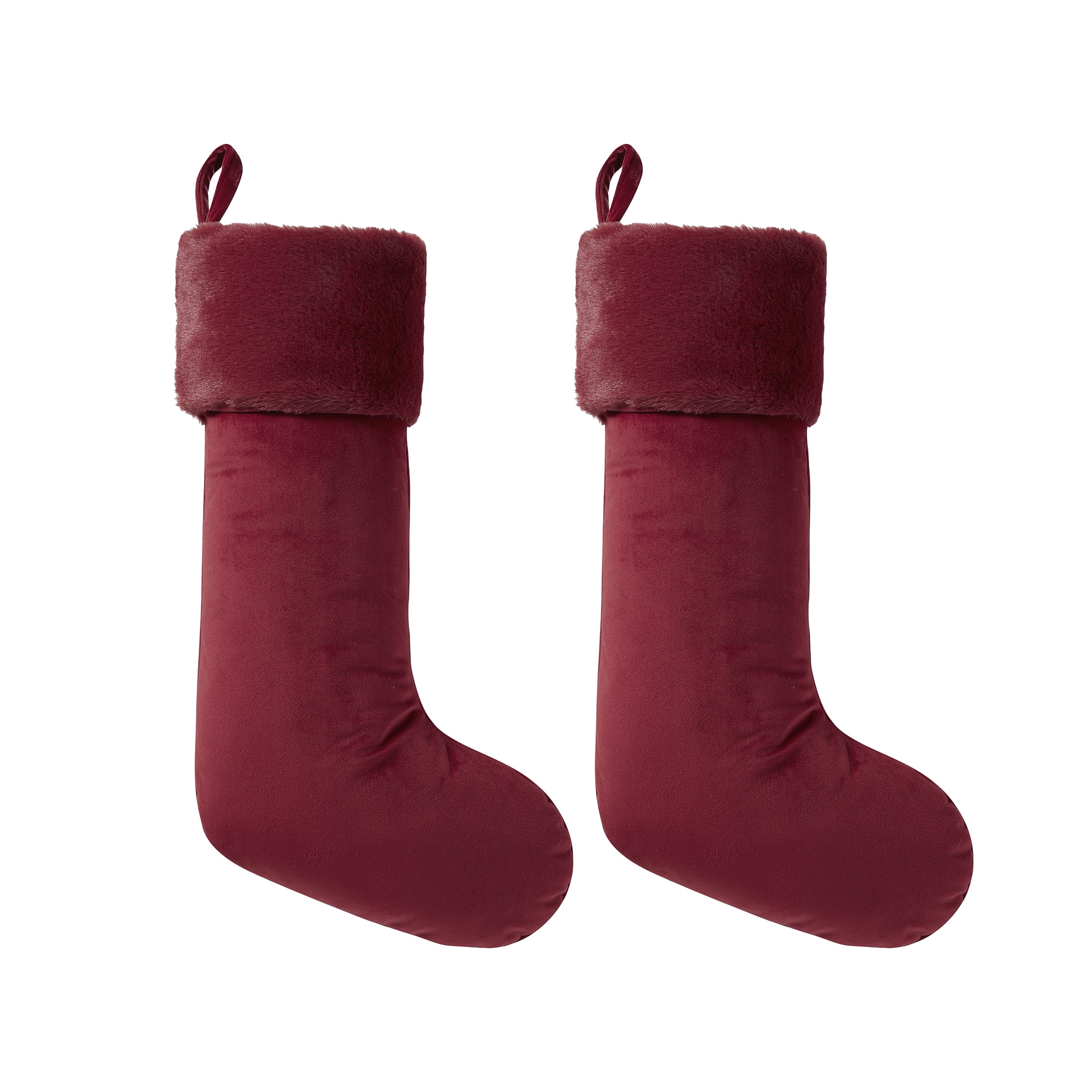 My Texas House Tarralin Red Velvet Christmas Stockings 20 X 10 2 my-texas-house-tarralin-red-velvet-christmas-stockings-20-x-10-2