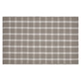 thumbnail image 1 of My Texas House Taupe Tanner Check Indoor/Outdoor Layering Rug, 38" x 58", 1 of 5