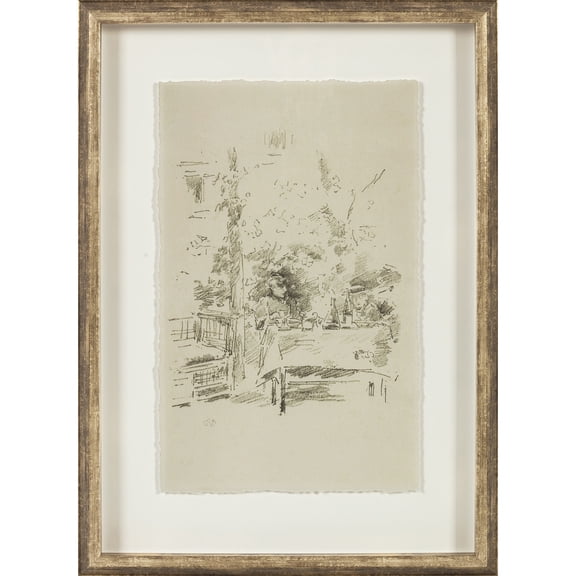 My Texas House Two In the Garden Framed Art 18x24